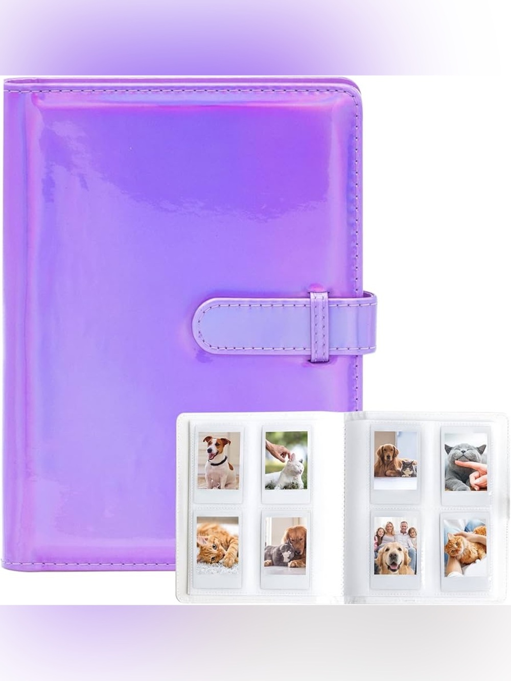 2 Phetium 256 Pockets Photo Album for Fujifilm Instax Mini,